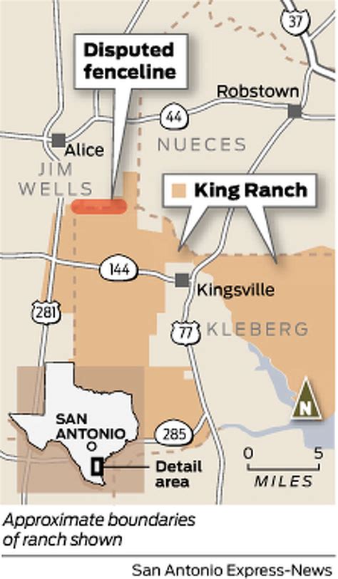 Training and Certification Options for MAP Boundary King Ranch Texas Map