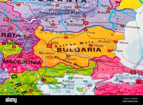 Training and certification options for MAP Bulgaria On A Map Of Europe