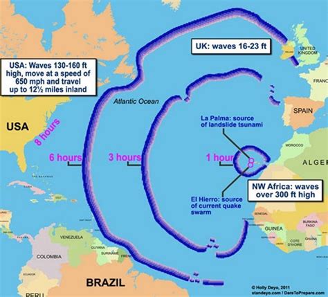 Training and Certification Options for MAP Canary Islands Volcano Tsunami Map