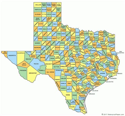 Training and Certification Options for MAP County Map of East Texas