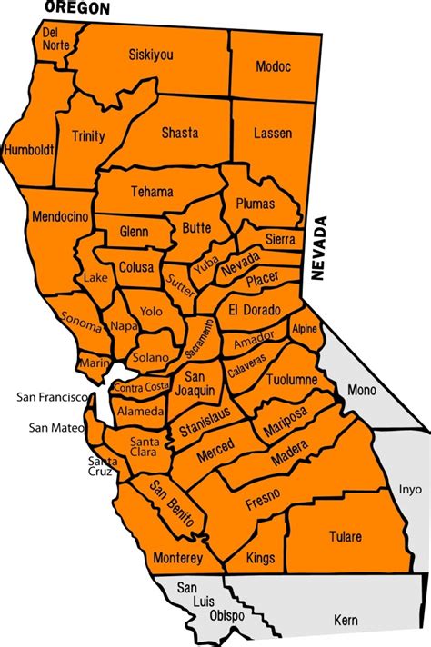 Training and certification options for MAP County Map Of Northern California