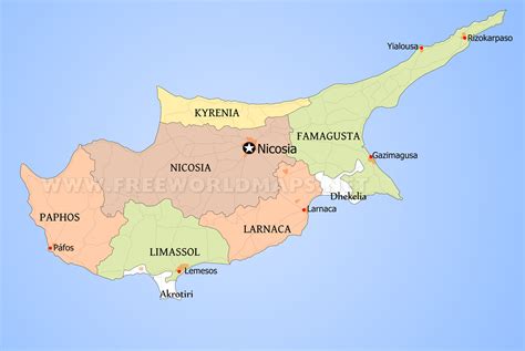 Training and certification options for MAP Cyprus In The World Map
