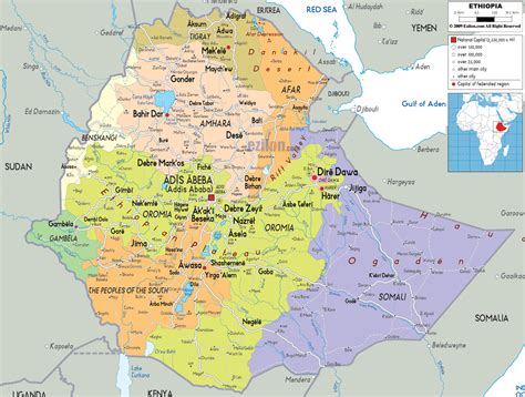 Training and Certification Options for MAP Ethiopia on Map of Africa