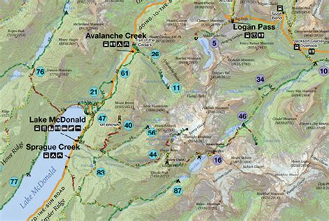 Training and certification options for MAP Glacier National Park Trails Map