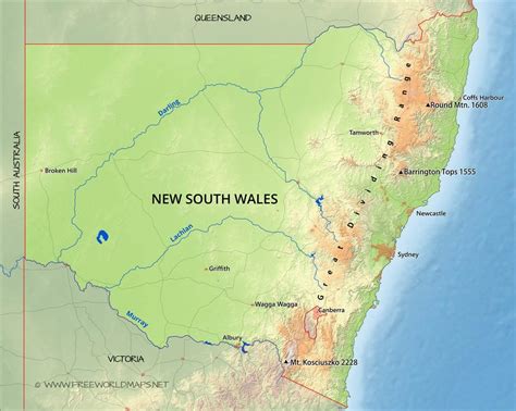 Training and Certification Options for MAP Great Dividing Range On Map