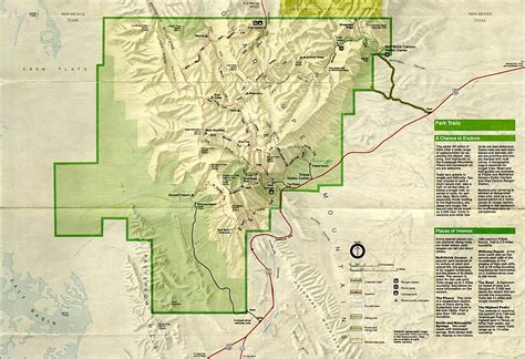 training and certification options for MAP Guadalupe Mountains National Park Map