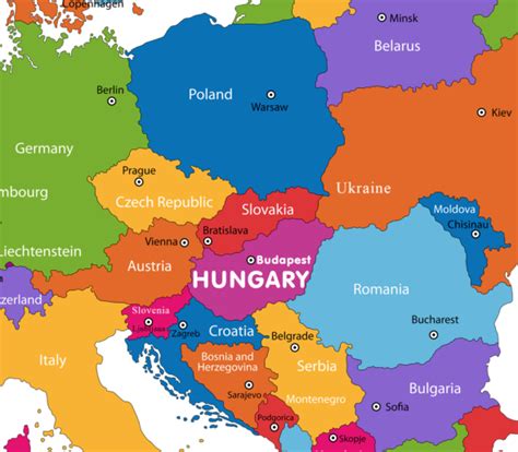 Training and Certification Options for MAP Hungary In The World Map