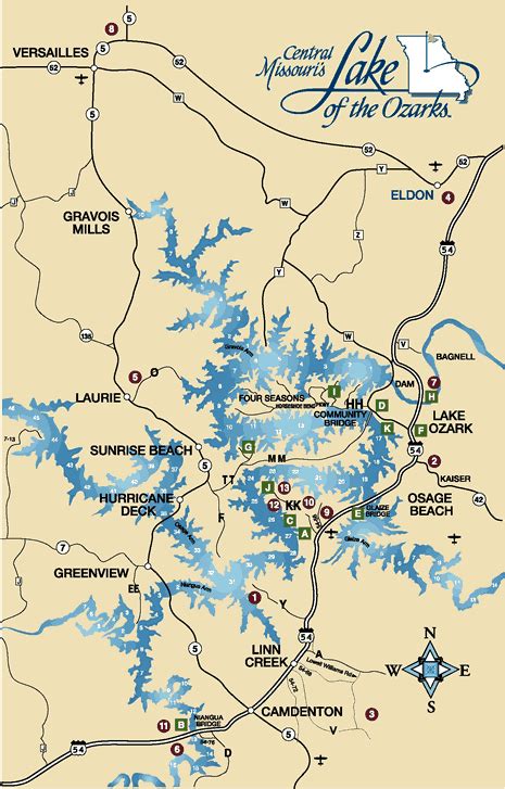 Training and certification options for MAP Lake Of The Ozarks Map