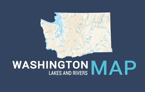 MAP Lakes in Washington State Map