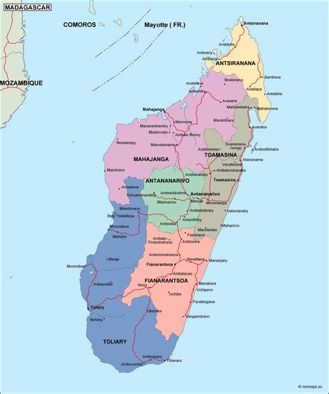 Training and certification options for MAP Madagascar On The World Map