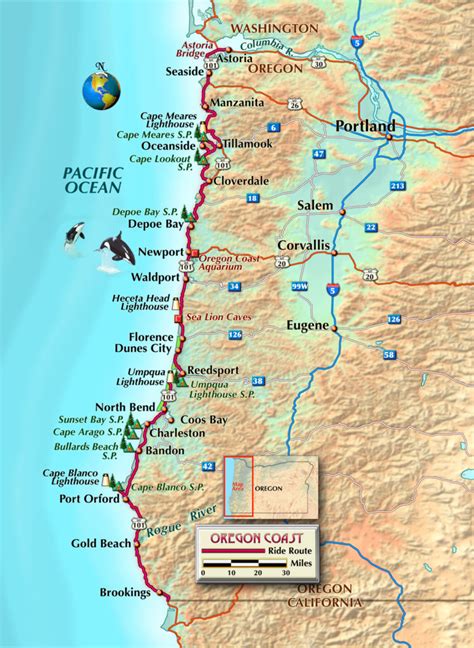 Training and certification options for MAP Map Of Beaches In Oregon