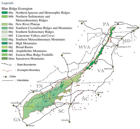 Training and certification options for MAP Map Of Blue Ridge Mountains