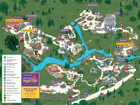 training and certification options for MAP map of Busch Gardens Williamsburg