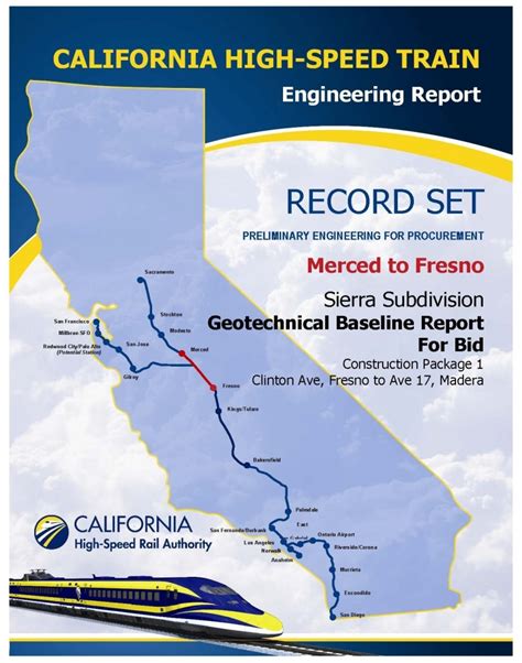 Training and Certification Options for MAP Map of California High Speed Rail
