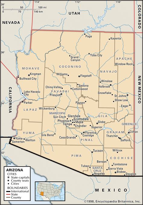 Training and Certification Options for MAP Map Of Cities In Az