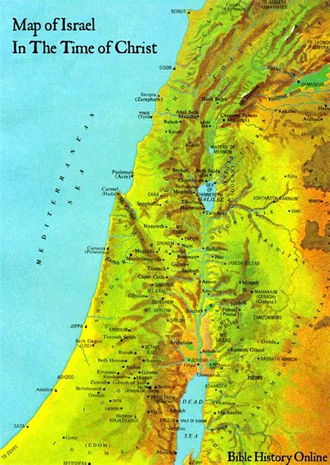 Training and Certification Options for MAP Map of Israel in Jesus' Time