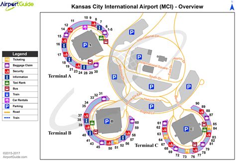 Training and Certification Options for MAP Map of Kansas City Airport