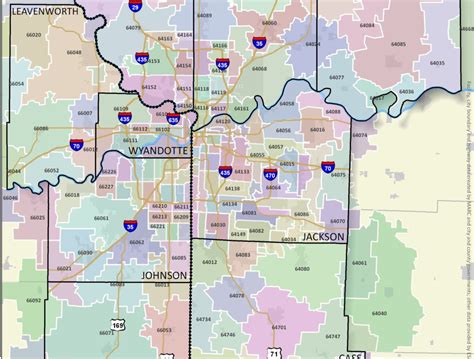 Training and Certification Options for MAP Map of Kansas City Zip Codes