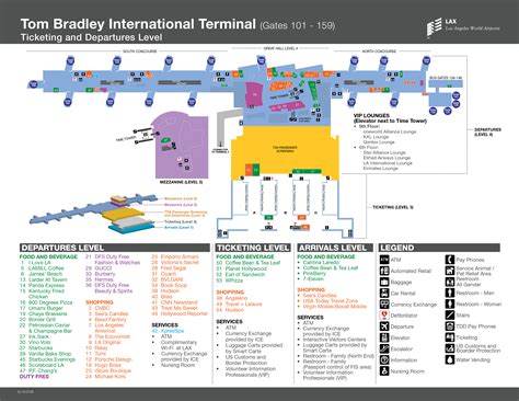 Training and certification options for MAP Map Of Lax Terminal 2