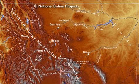 Training and certification options for MAP Map Of Mountain Ranges In Montana