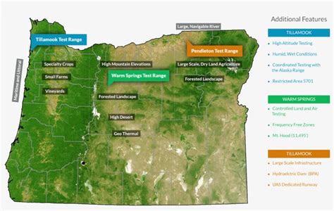 Training and Certification Options for MAP Map of Mountains in Oregon