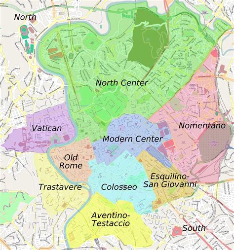 Training and Certification Options for MAP Map of Neighborhoods in Rome