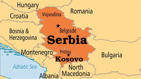 image of Serbia in Europe
