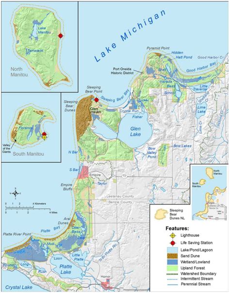 Training and Certification Options for MAP Map Of Sleeping Bear Dunes