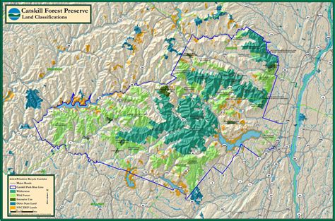 Training and Certification Options for MAP Map of the Catskill Mountains