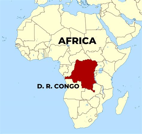 Training and Certification Options for MAP Map of the Congo in Africa