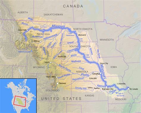 Training and certification options for MAP Map Of The Missouri River