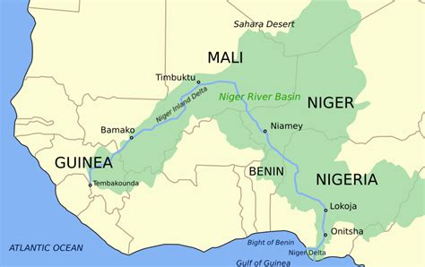 Training and certification options for MAP Map of the Niger River