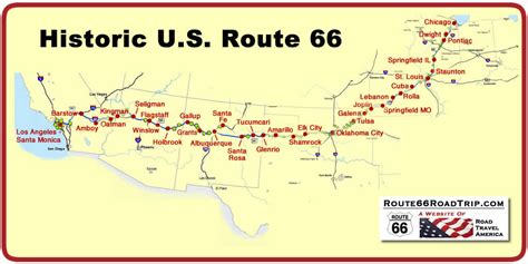 Training and certification options for MAP Map Of The Old Route 66