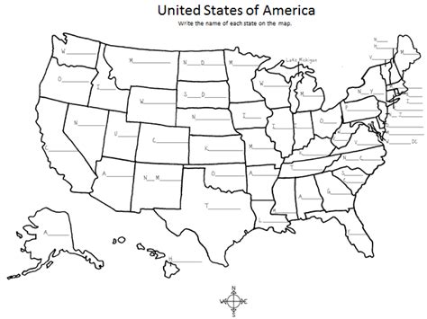 Training and Certification Options for Map of the United States to Fill In