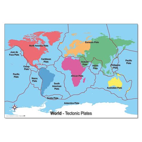 Training and Certification Options for MAP Map Of The World With Tectonic Plates