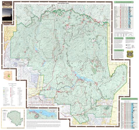 Training and certification options for MAP Map Of Tonto National Forest