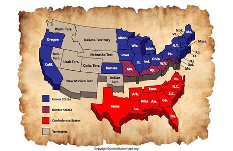 Training and Certification Options for MAP Map Of Us Civil War