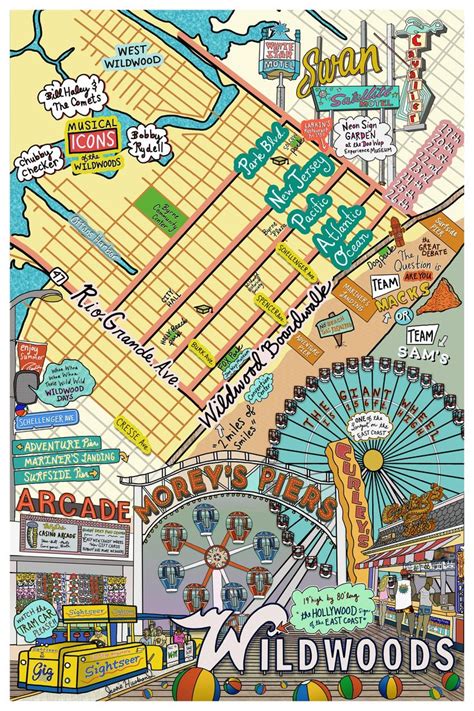Training and certification options for MAP Map of Wildwood New Jersey
