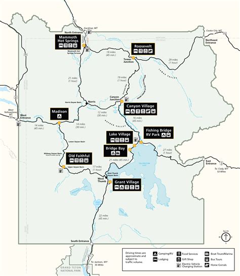 Yellowstone National Park MAP