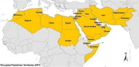 Training and Certification Options for MAP Middle East and North Africa Map