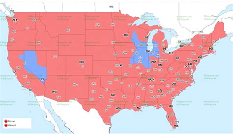 Training and Certification Options for MAP NFL Week 4 TV Map
