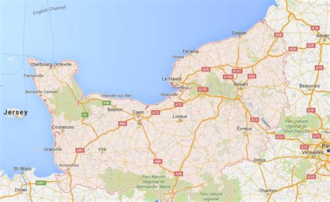 Training and Certification Options for MAP Normandy On Map Of France