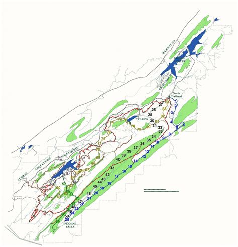 Training and certification options for MAP Oak Mountain State Park Map