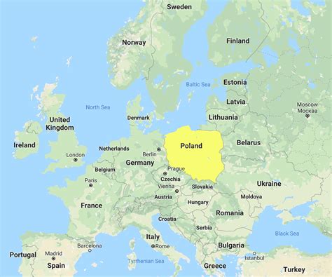 Training and Certification Options for MAP Poland Map of the World