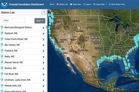 Training and Certification Options for MAP Sea Level Rising Interactive Map