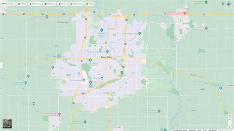 Training and Certification Options for MAP Sioux Falls Map South Dakota