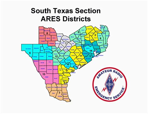 Training and Certification Options for MAP South Texas Map With Counties