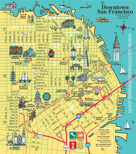 Training and Certification Options for MAP Tourist Map of San Francisco