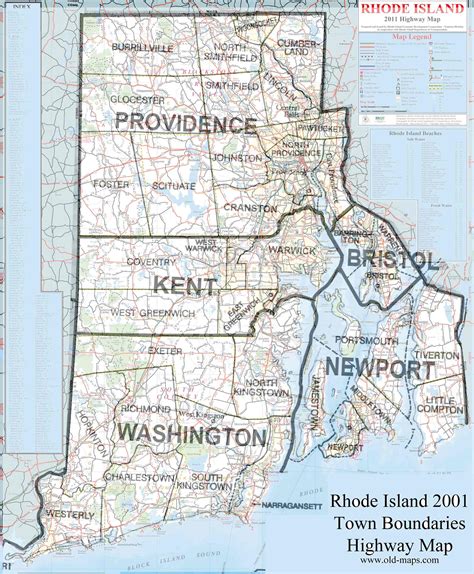 Training and Certification Options for MAP Towns in Rhode Island Map