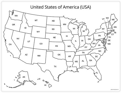 Image of a United States map